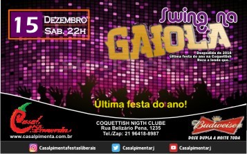 15/12 Festa Swing na Gaiola