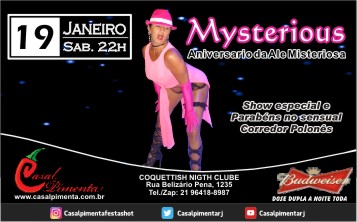 19/01 Festa Mysterious