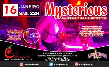 16/01 Festa Mysterious
