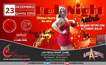 23/12 Festa Red Night Retrô