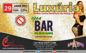 29/01 Festa Luxúria Open Bar