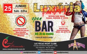 25/06 Festa Luxúria Fantasy Open Bar