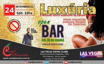 24/09 Festa Luxúria Open Bar
