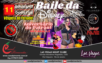 11/10 Baile da Disney vesp. de feriado!