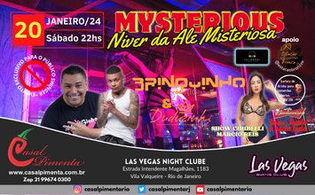 20/01 Festa Mysterious Especial